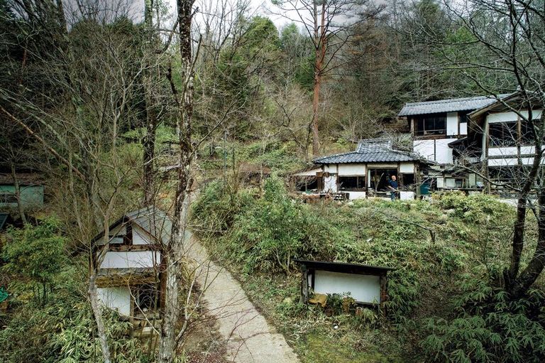 奈良の山奥にある辻村さんのご自宅兼工房
